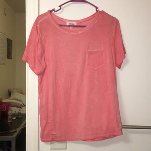 BONGO Light pink T-shirt with breast pocket